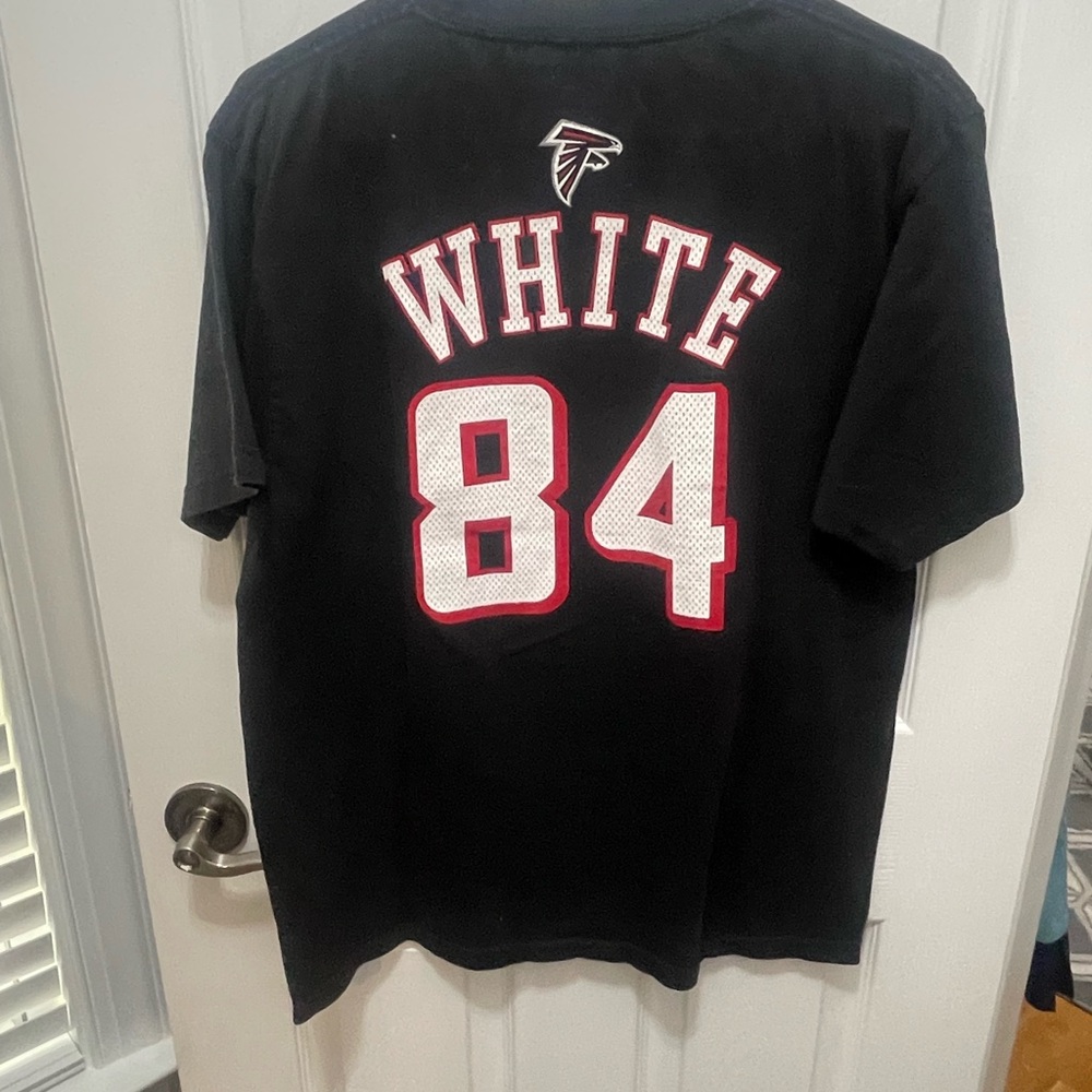 Atlanta Falcons number 84 black T-shirt medium - Picture 5 of 9